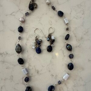 Silpada Blue Mix Gemstone & Pearl Set - CB